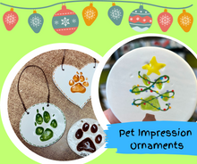 Load image into Gallery viewer, Clay Impression Ornaments