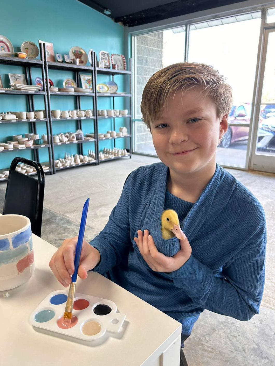 Painting with Chicks & Ducks