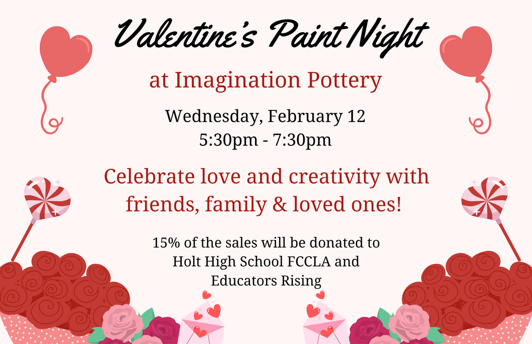 Family Valentine's Paint Night Fundraiser