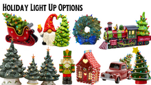 Load image into Gallery viewer, Vintage Trees &amp; Holiday Light Up Workshop

