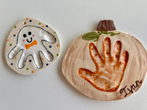 Fall Clay Impression Plaques