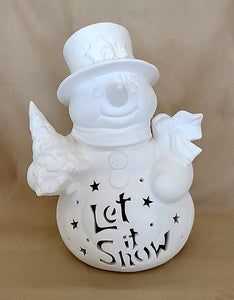 Snowman w/ Tree  - Personalized