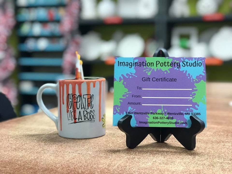 Imagination Pottery Gift Card