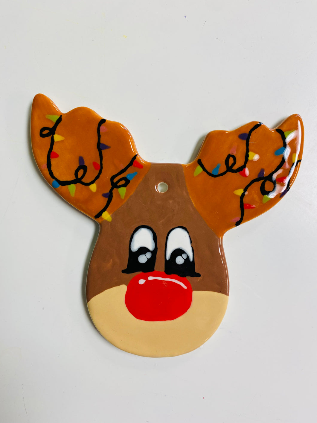 Reindeer Head Ornament
