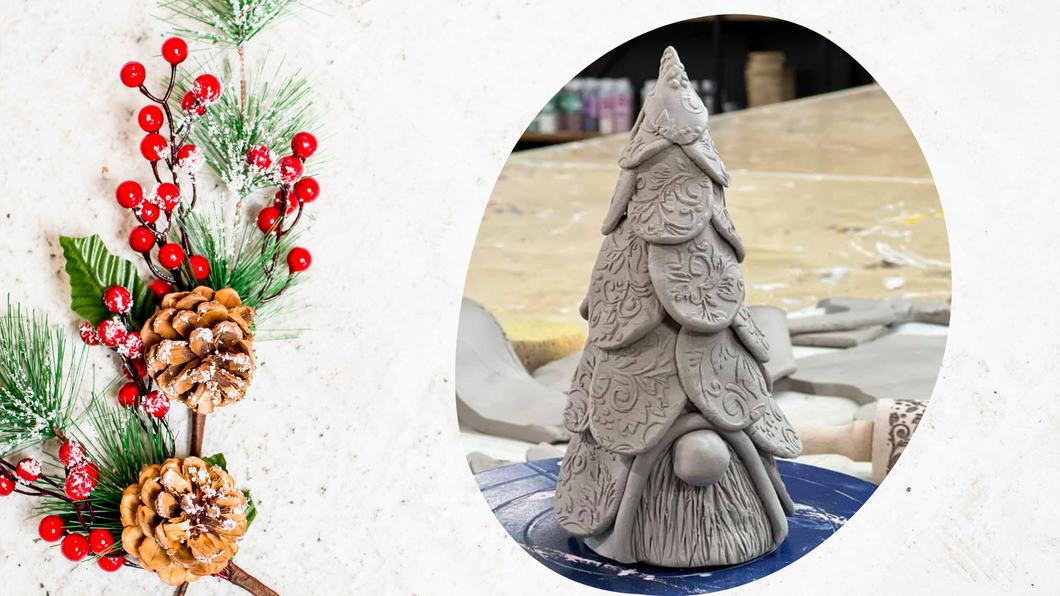 Clay Christmas Tree Gnome Class
