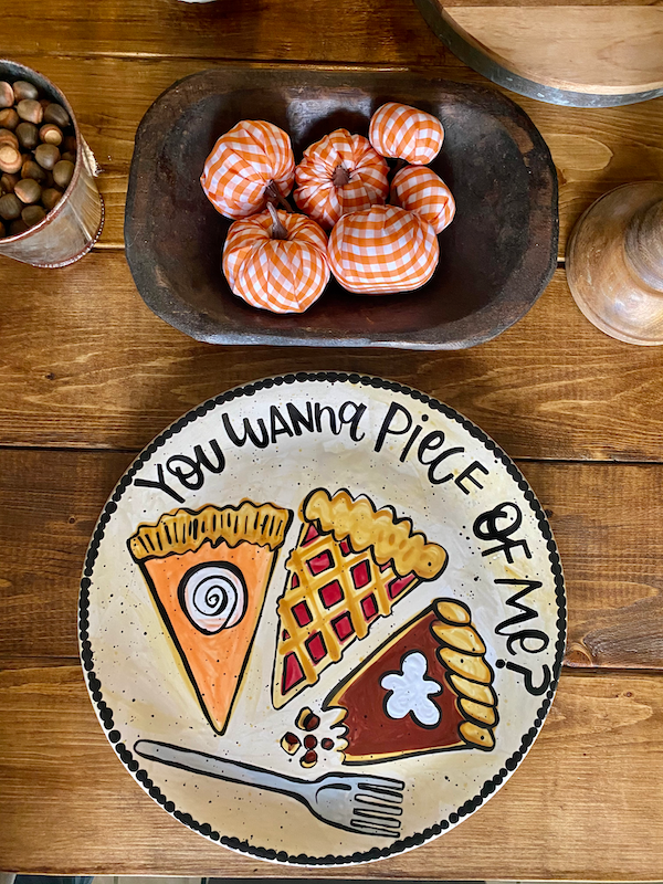 Pie Serving Platter Class